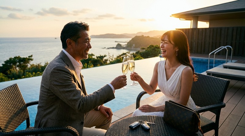 旅行デートのイメージ写真