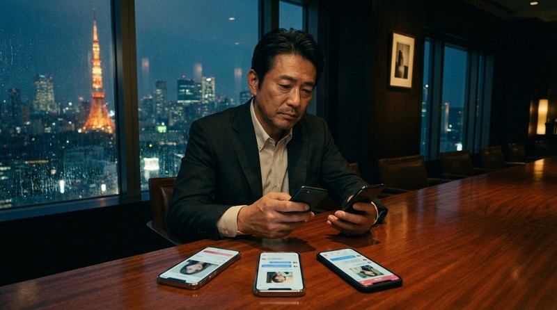 パパ活アプリは複数併用するのイメージ写真