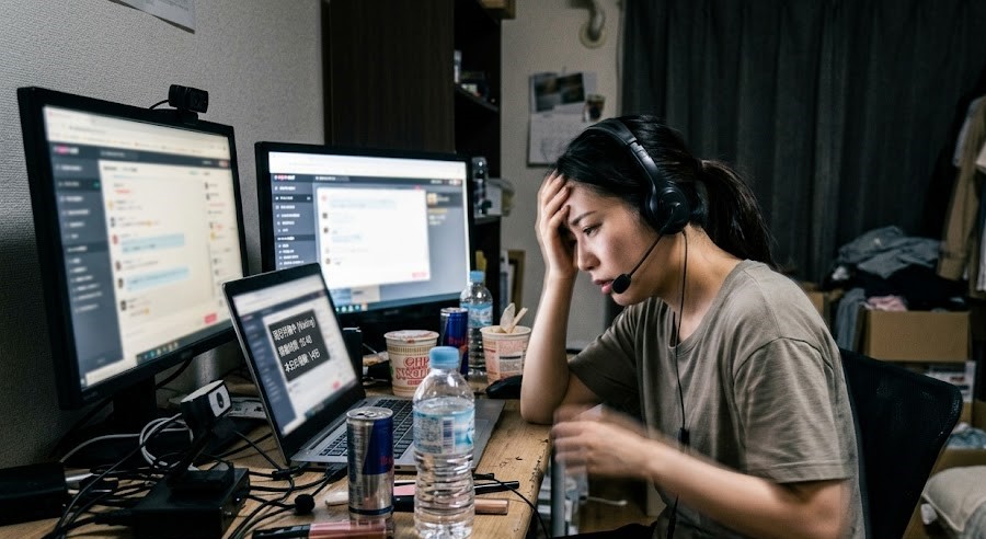 チャットレディは本当に稼げない?実体験から語る収入の現実のイメージ写真