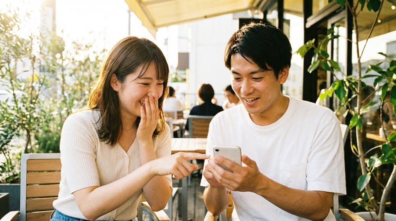 好きな気持ちをすぐ伝えてしまうシーンのイメージ写真