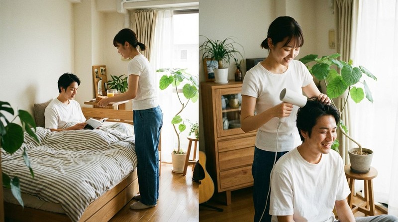 相手中心の生活になるシーンのイメージ写真