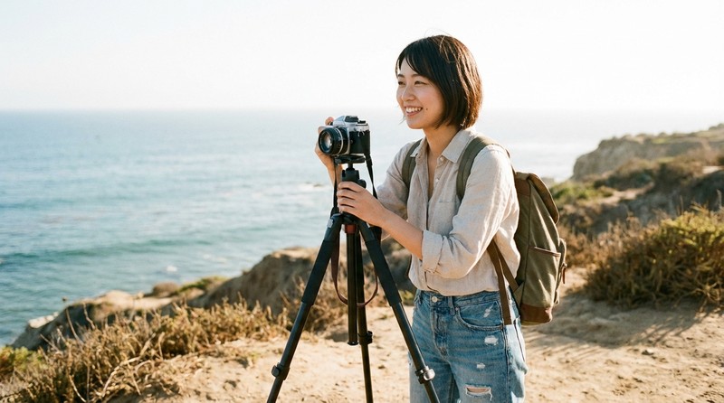 依存していない姿勢を見せるシーンのイメージ写真