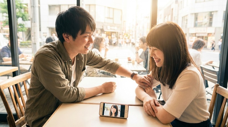 彼女がいるのに女性関係を続けるシーンのイメージ写真