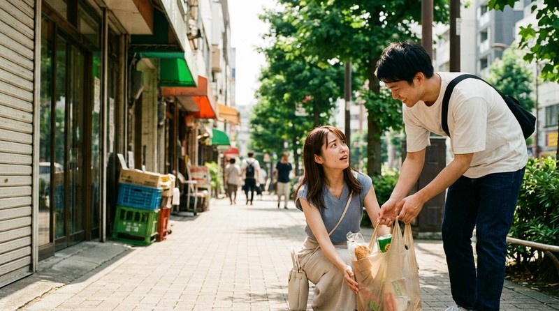 困ったときに助けてくれるかのイメージ写真