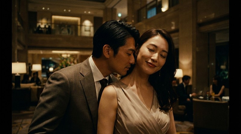 香りを嗅ぎに近づいてくるかのイメージ写真