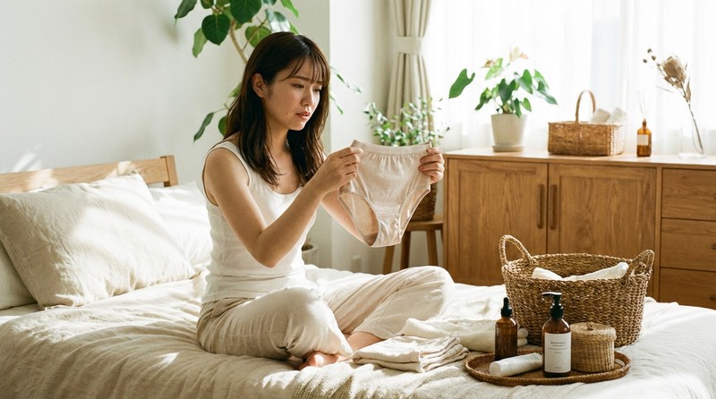 ムレや下着の素材のイメージ写真