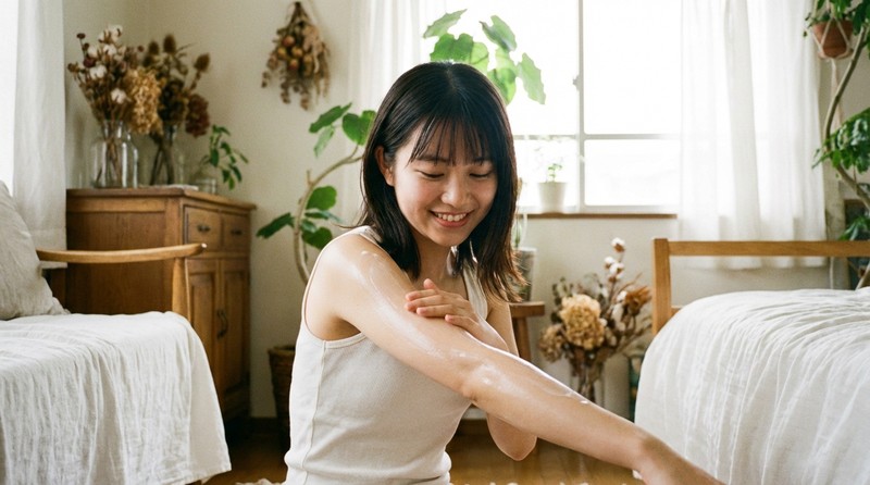 処理後は必ず保湿するのイメージ写真