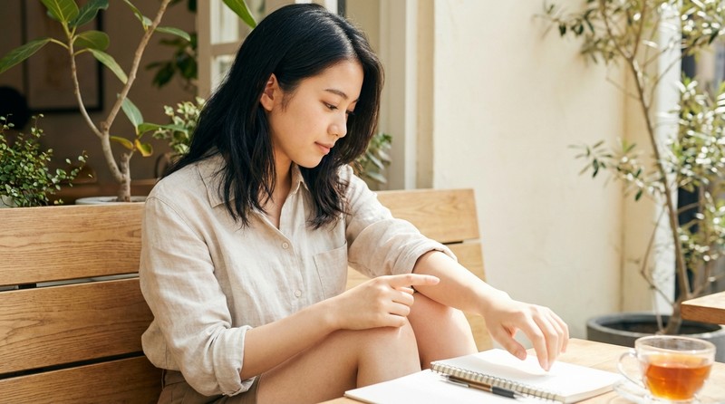 10代女子が特に気にするムダ毛の部位のイメージ写真