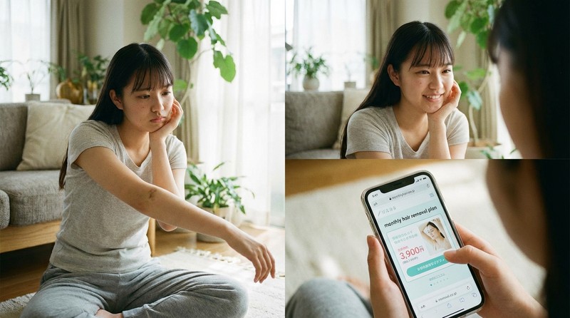 都度払い脱毛という方法のイメージ写真