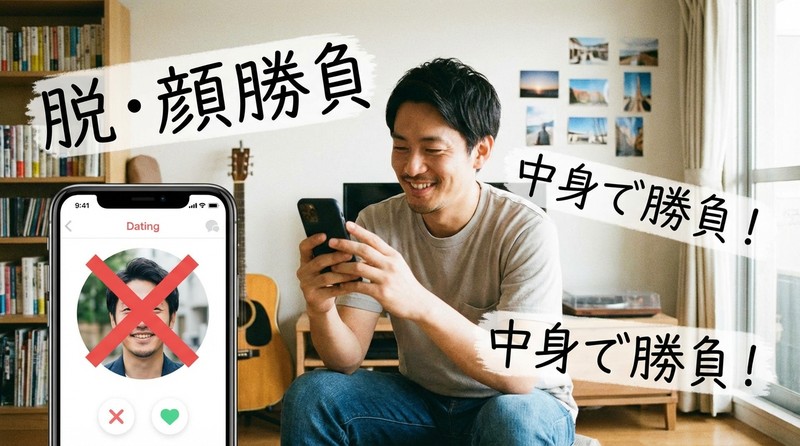 ただし「顔で勝負する前提」は捨てる必要があるのイメージ写真