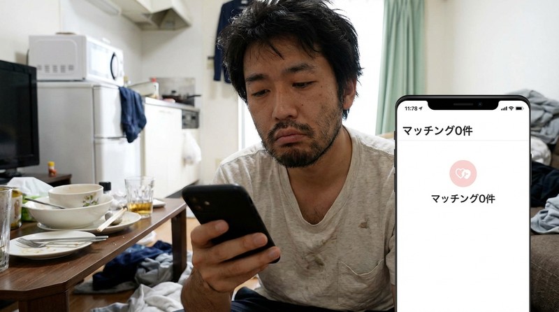 清潔感がない時点で対象外になるシーンのイメージ写真