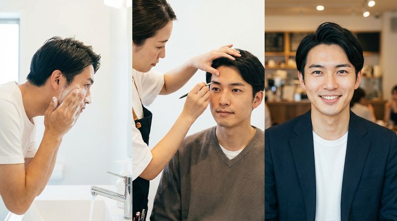 スキンケア・眉・髪で印象は変えられるシーンのイメージ写真