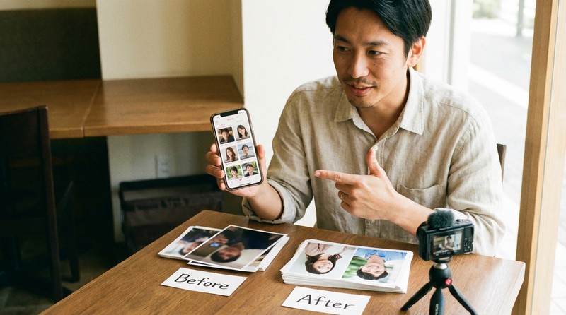 枚数と選び方でマッチ率は大きく変わるシーンのイメージ写真