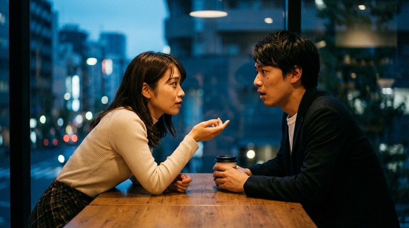 彼女がいるか聞くシーンのイメージ写真