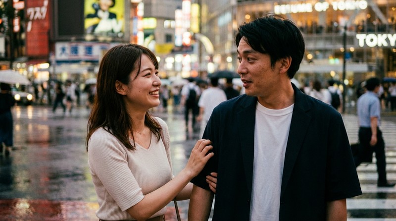 ボディタッチがあるシーンのイメージ写真