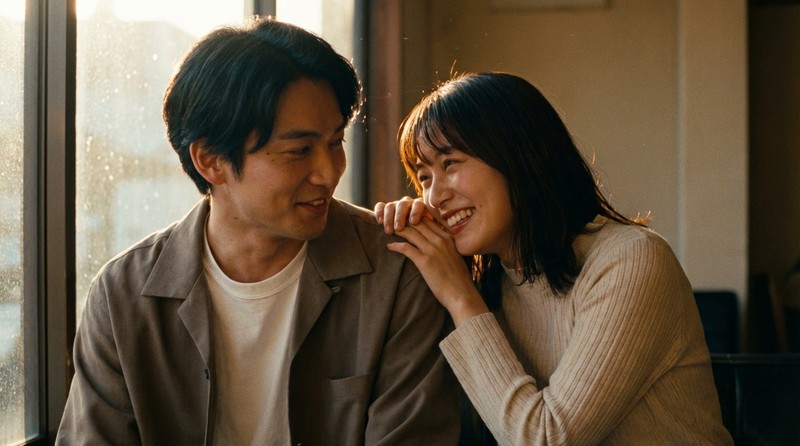 自然に距離を縮めるシーンのイメージ写真