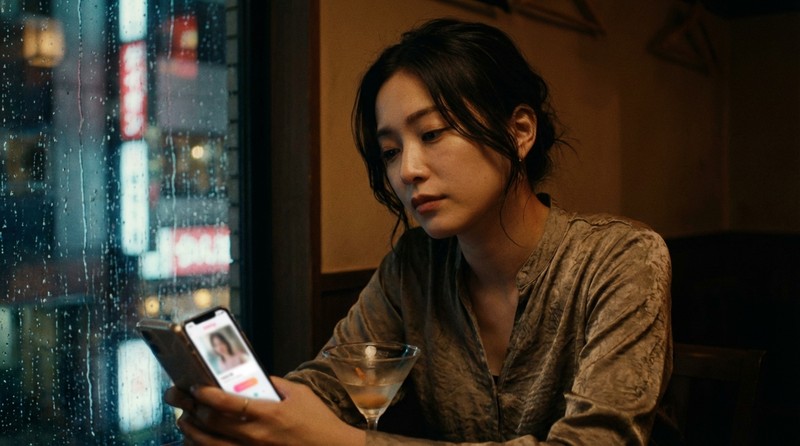 マッチングアプリでの出会いのイメージ写真