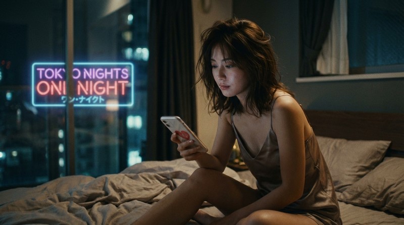 マッチングアプリでワンナイト相手を探すイメージ写真