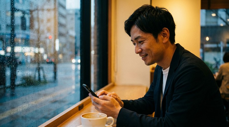 「仲良くなってから会いたい」と伝えているシーンのイメージ写真