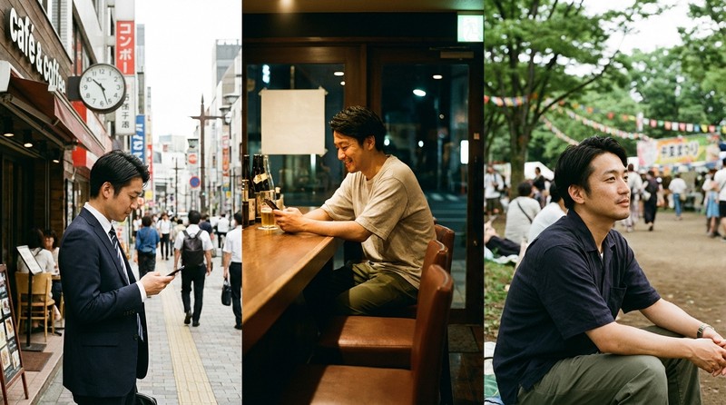 即会いできるのはこの3パターンのイメージ写真