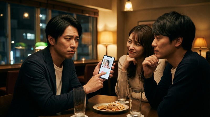 第三者に見せて冷静になるのイメージ写真