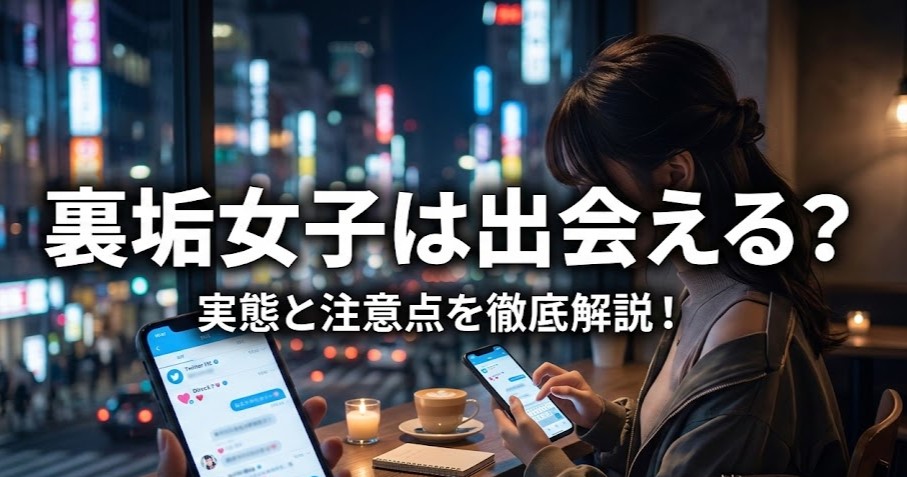 裏垢女子は出会える？女目線で「出会える裏アカ女子」の特徴と業者の見分け方