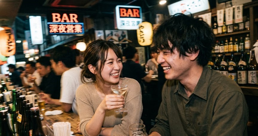 横に座るだけで距離は一気に縮まるのイメージ写真