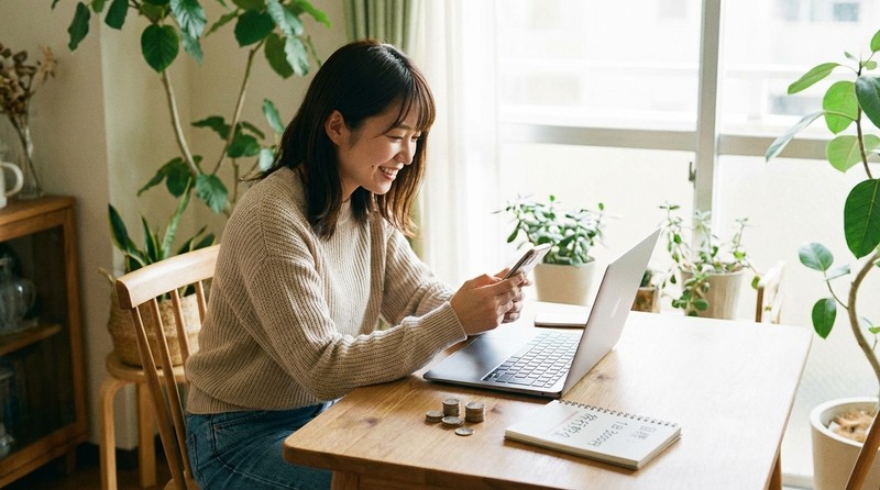 1日3,000円くらいを積み上げれば届くイメージ写真